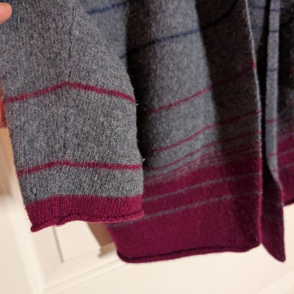 Horny Toad 100% lambswool wool hooded cardigan - Picture 4 of 6